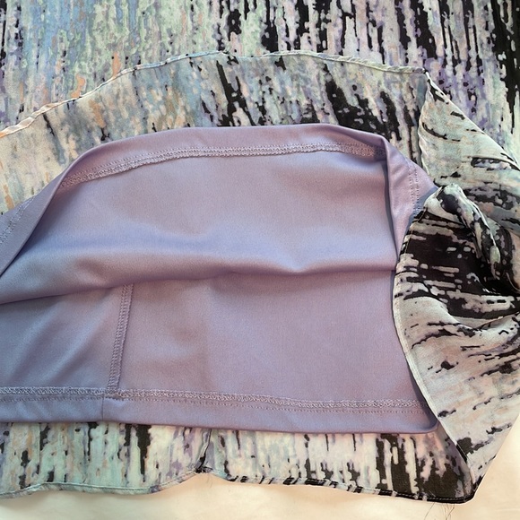 Calvin Klein Lilac Pattern Sleeveless Dress - Picture 5 of 7